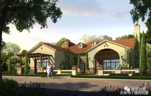 36款一層鄉(xiāng)村別墅圖片大全，時尚、精美、漂亮