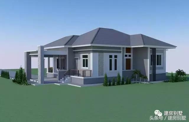 36款一層鄉(xiāng)村別墅圖片大全，時尚、精美、漂亮