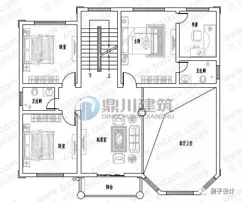 6款挑空客廳農村別墅戶型圖，都帶大氣落地窗