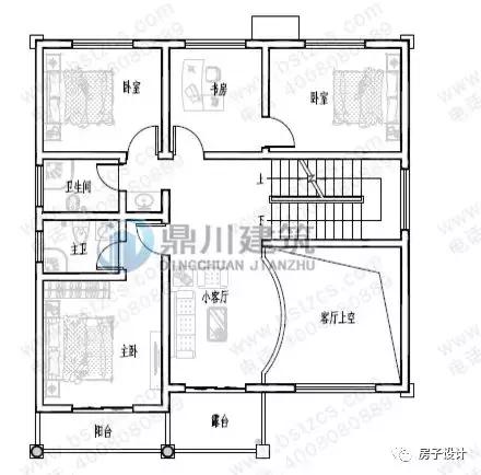 6款挑空客廳農村別墅戶型圖，都帶大氣落地窗