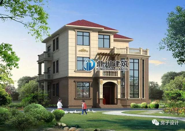 6款挑空客廳農村別墅戶型圖，都帶大氣落地窗