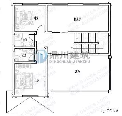 6款挑空客廳農村別墅戶型圖，都帶大氣落地窗