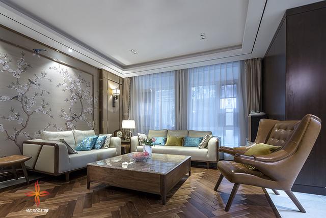 中式與現(xiàn)代結構三層復式別墅裝修案例實拍，漂亮