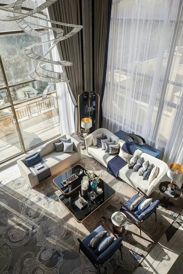 350平別墅裝修實拍照片，現代風格