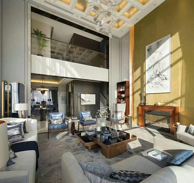 350平別墅裝修實拍照片，現代風格