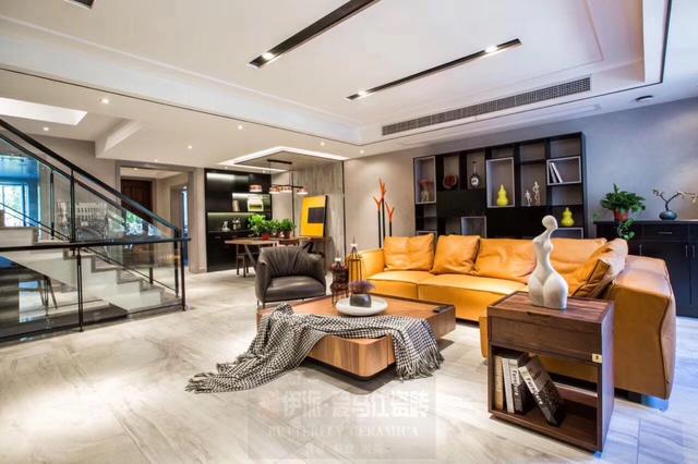 350平別墅裝修實拍照片，現代風格