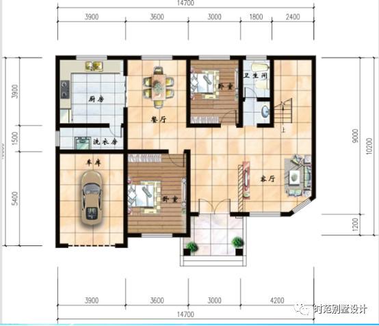 田園風格農村二層房屋設計圖，看著就愜意