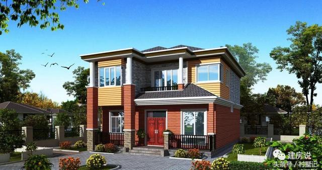 25款漂亮的自建別墅效果圖片，建房也要看顏值