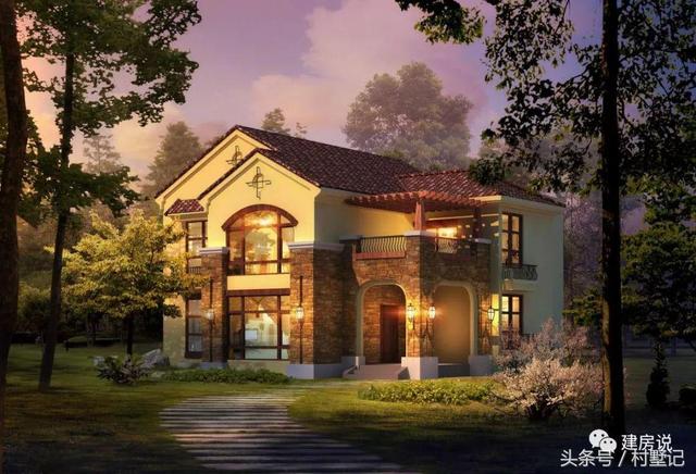25款漂亮的自建別墅效果圖片，建房也要看顏值