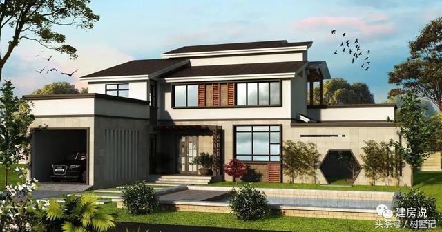 25款漂亮的自建別墅效果圖片，建房也要看顏值