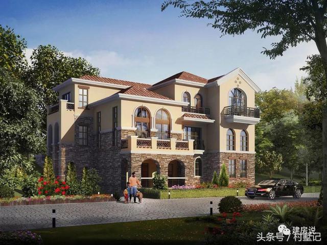 25款漂亮的自建別墅效果圖片，建房也要看顏值