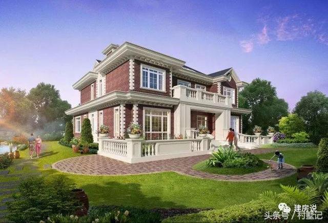25款漂亮的自建別墅效果圖片，建房也要看顏值