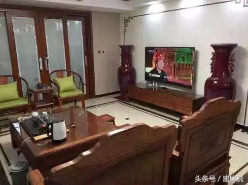 中式別墅豪宅實景圖，附室內裝修照片