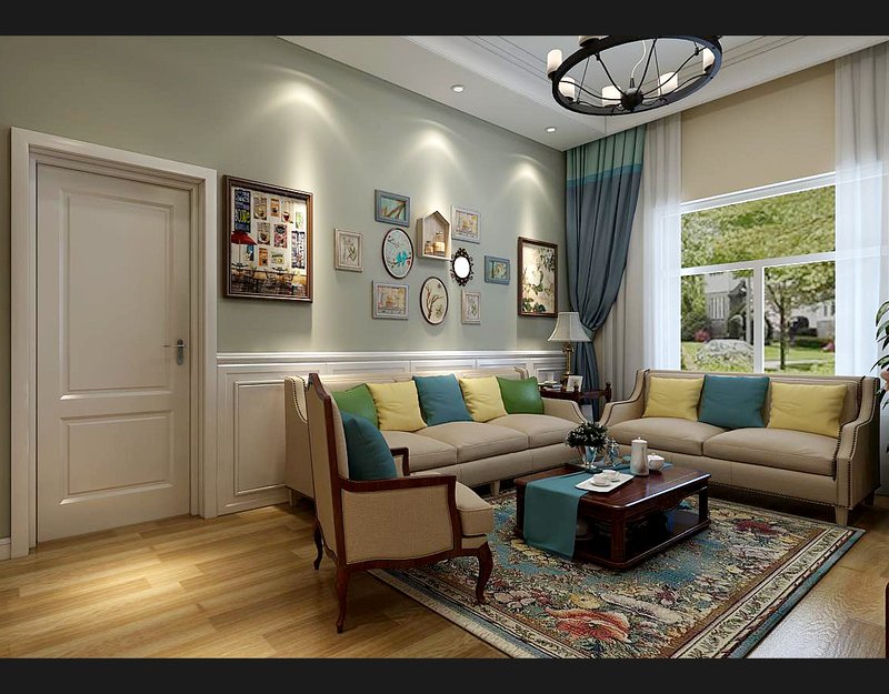 300平歐美風情別墅裝修案例，這錢花得值