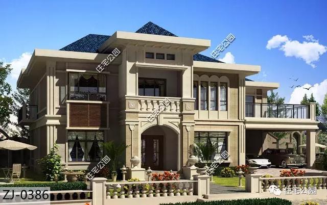 20X16米農村二層別墅設計戶型圖，高端大氣，功能齊全