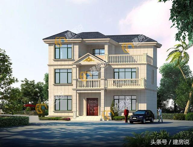 10款經濟又好看的三層樓房設計方案，隨便挑一套建都是經典