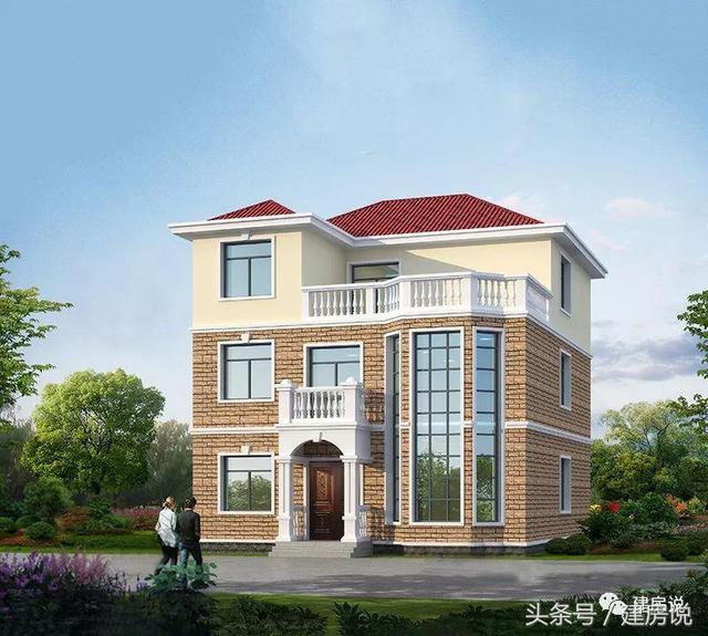 10款經濟又好看的三層樓房設計方案，隨便挑一套建都是經典