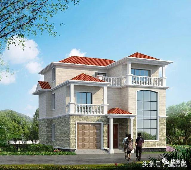 10款經濟又好看的三層樓房設計方案，隨便挑一套建都是經典