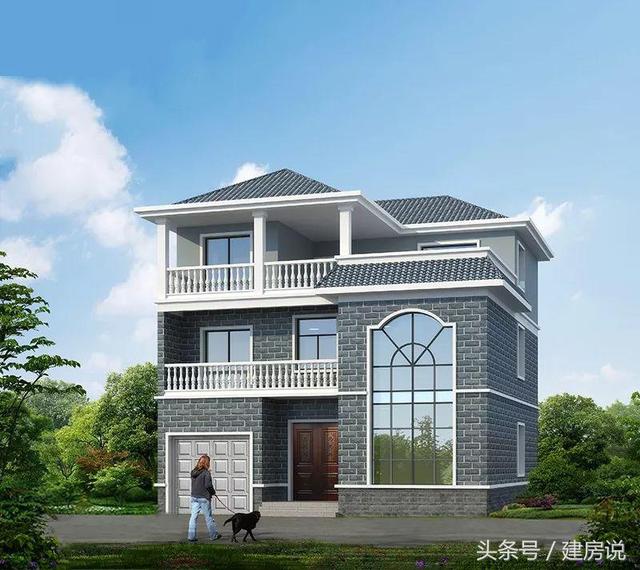 10款經濟又好看的三層樓房設計方案，隨便挑一套建都是經典