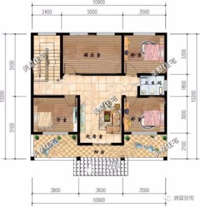 幾款10米開間的農村小別墅戶型，你喜歡哪個？
