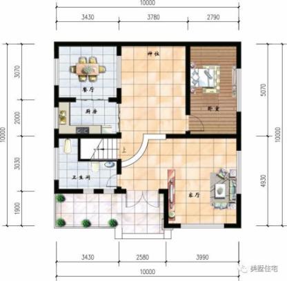 幾款10米開間的農村小別墅戶型，你喜歡哪個？