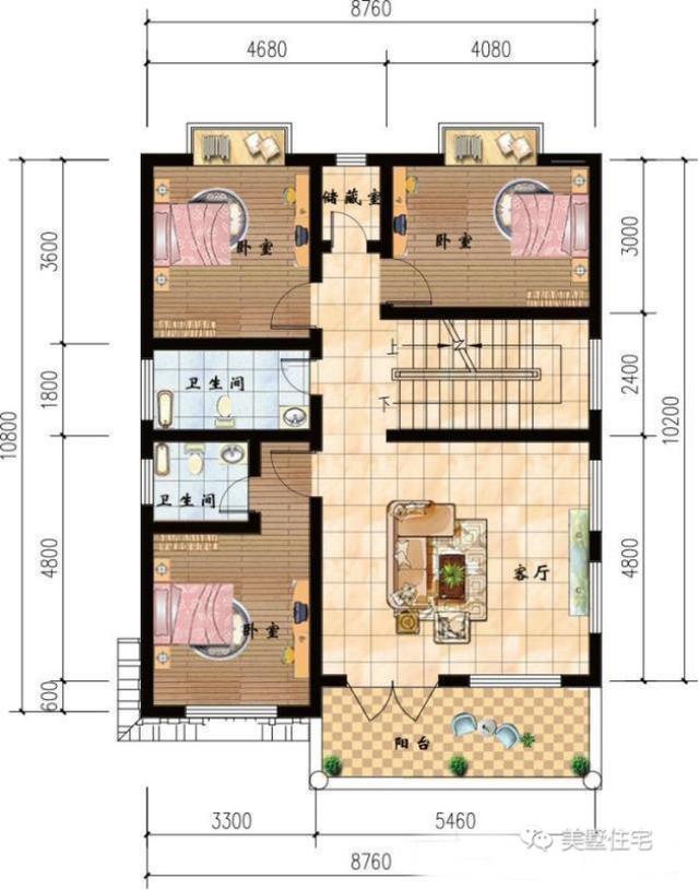 適合小宅基地的農村房屋設計圖，小戶型建出大效果