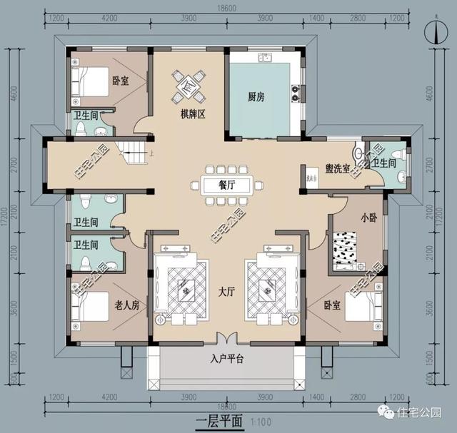 10套帶老人房的農村別墅設計方案，老人住起來很方便