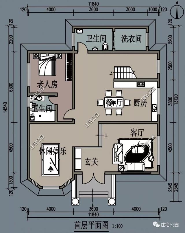 10套帶老人房的農村別墅設計方案，老人住起來很方便