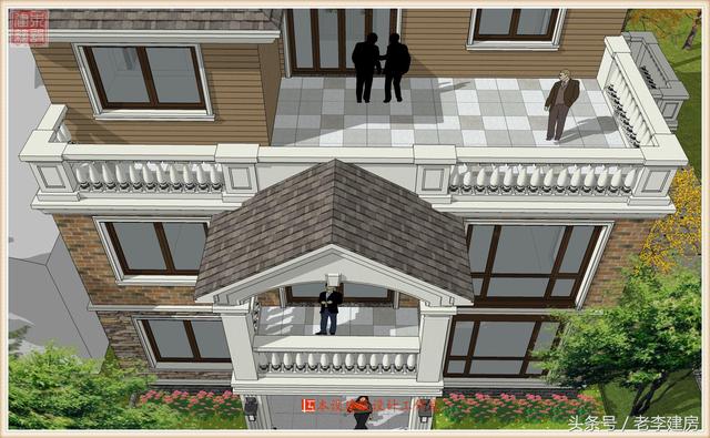 15x10三層房屋設計圖，外觀大氣，戶型實用