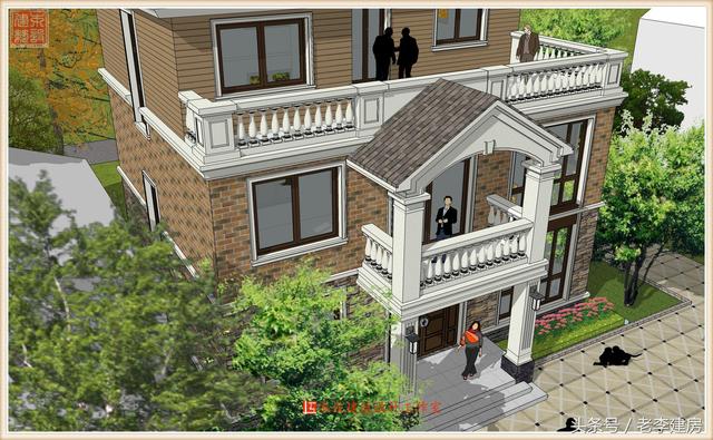 15x10三層房屋設計圖，外觀大氣，戶型實用