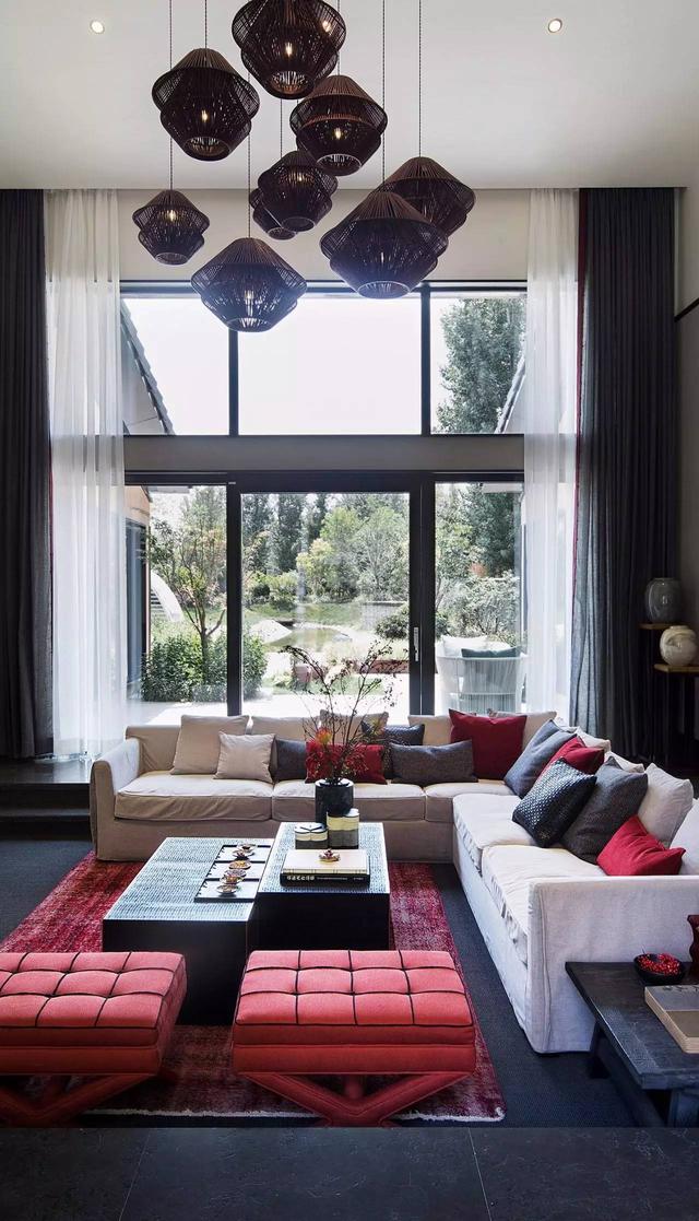 170㎡新中式風(fēng)格別墅裝修案例實(shí)景圖，看完小編想重新裝修了