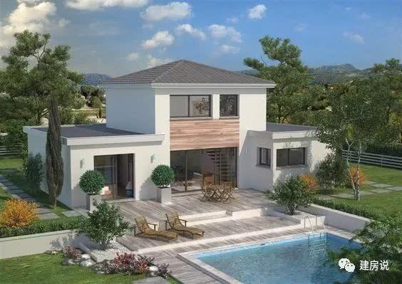 坡屋頂現代風別墅圖片大全，漂亮極了