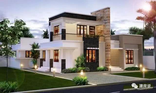 坡屋頂現代風別墅圖片大全，漂亮極了