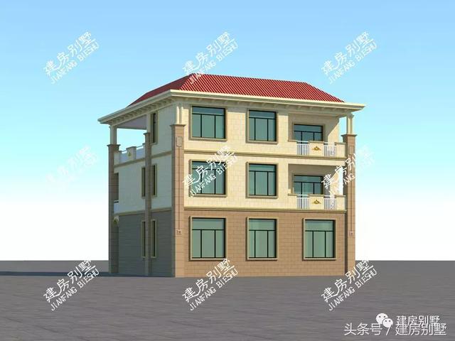 2款農(nóng)村三層豪宅戶型圖，建好絕對有面子