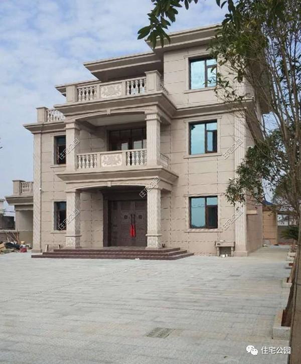 3套歐式三層農(nóng)村別墅外觀圖實拍，1、2最美，3最實用