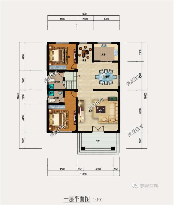 精選的三款農村四層別墅戶型圖，攢夠錢肯定建一棟