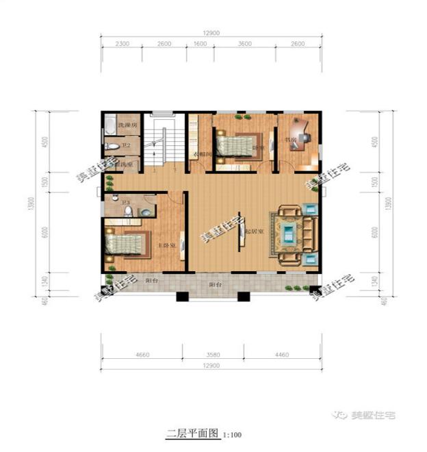 精選的三款農村四層別墅戶型圖，攢夠錢肯定建一棟