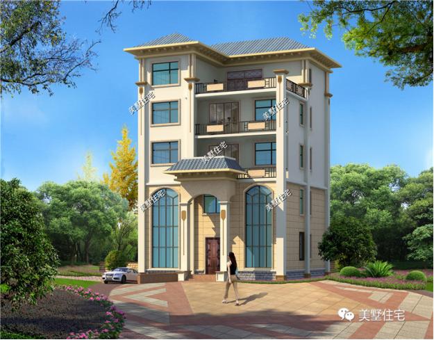 精選的三款農村四層別墅戶型圖，攢夠錢肯定建一棟