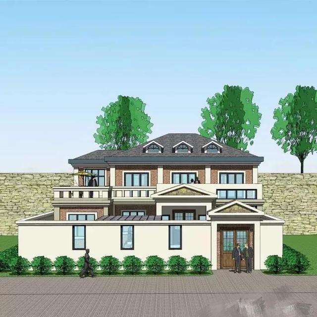 15*15米帶院子中式二樓別墅設計圖，品質生活就靠它了