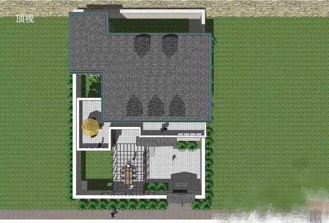 15*15米帶院子中式二樓別墅設計圖，品質生活就靠它了