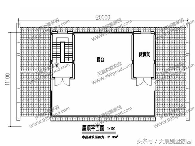 20X11米中式徽派2層別墅設計圖，喜歡徽派建筑的過來看看