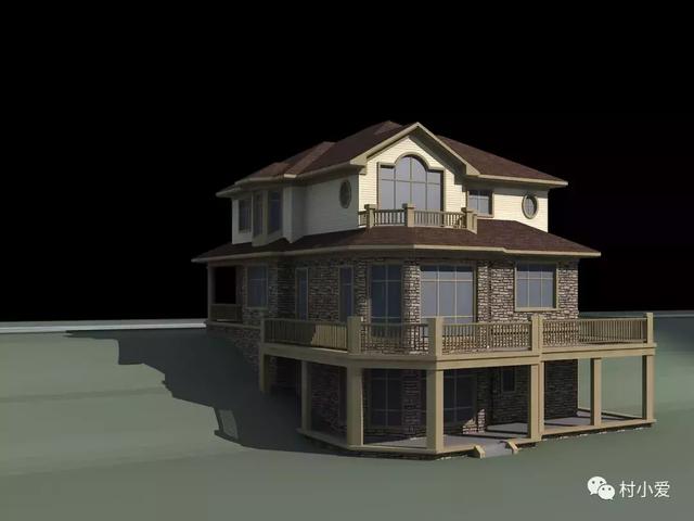 11mx13m最適合坡地的鄉(xiāng)村別墅設(shè)計方案