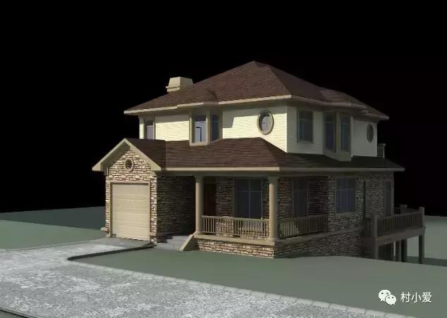 11mx13m最適合坡地的鄉(xiāng)村別墅設(shè)計方案