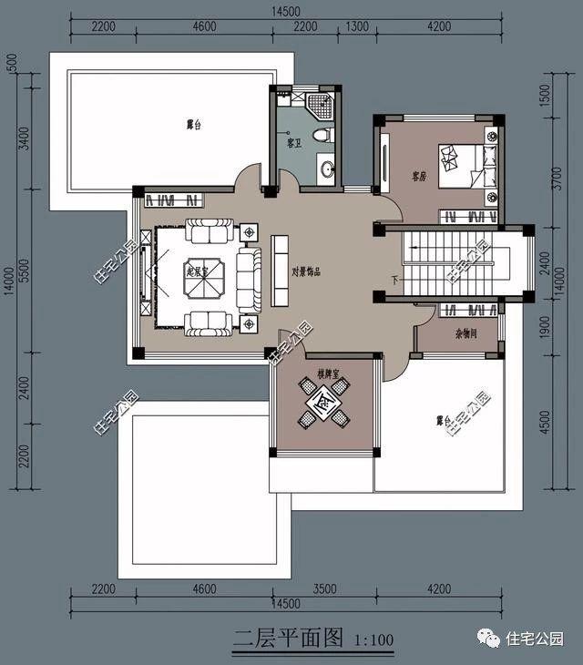 6套現代風格樓房設計圖，80后喜歡的風格