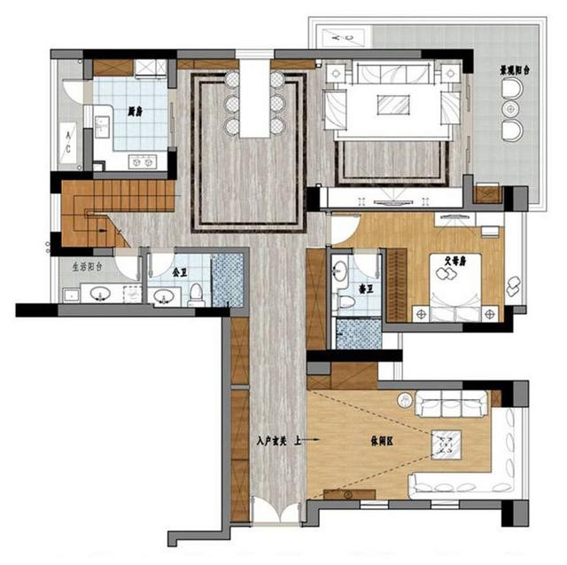 350平別墅別墅裝修案例推薦，低調、奢華現代簡約風