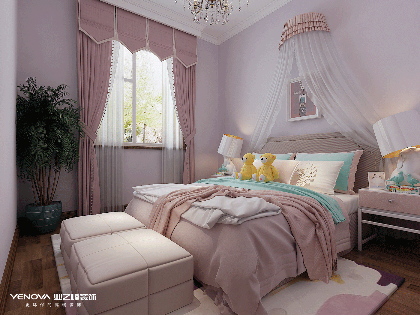 碧桂園別墅設計美式風格裝修效果圖，高端、大氣