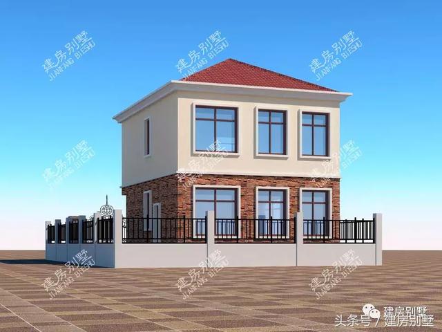 15萬(wàn)就能建兩層房屋圖，不僅實(shí)用還很漂亮