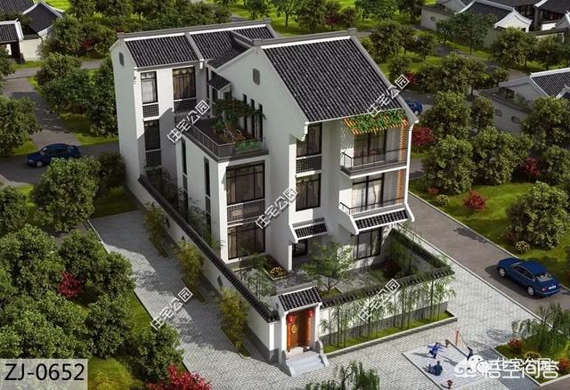 10X25米的帶庭院自建中式合院設計方案如何做？