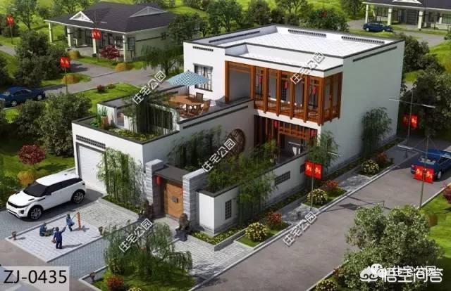 10X25米的帶庭院自建中式合院設計方案如何做？