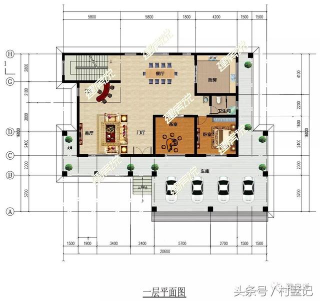 3套帶地下室的房屋設計圖，限高審批的有福了